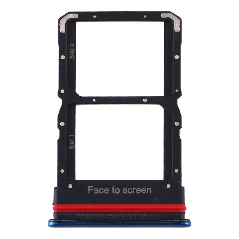SIM Card Tray + SIM Card Tray for Xiaomi Mi 10 Lite 5G (Black)