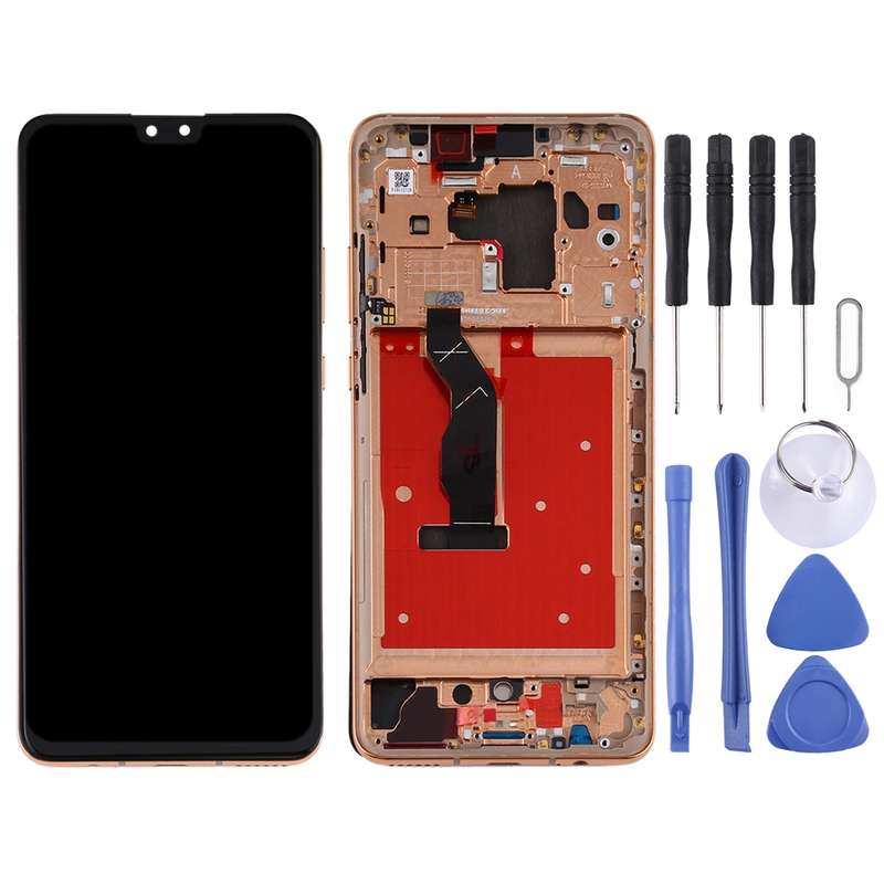 Original OLED LCD Screen for Huawei Mate 30 Digitizer Full Assembly with Frame(Black)