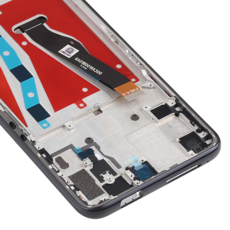 OEM LCD Screen for Huawei P smart Pro 2019 Digitizer Full Assembly with Frame(Silver)