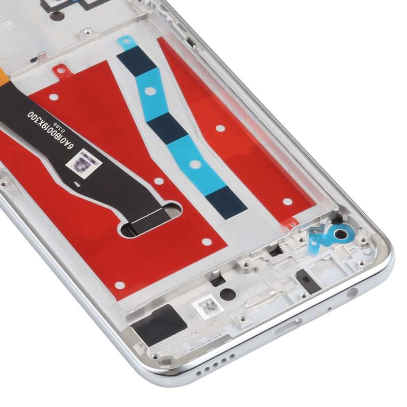 OEM LCD Screen for Huawei P smart Pro 2019 Digitizer Full Assembly with Frame(Silver)