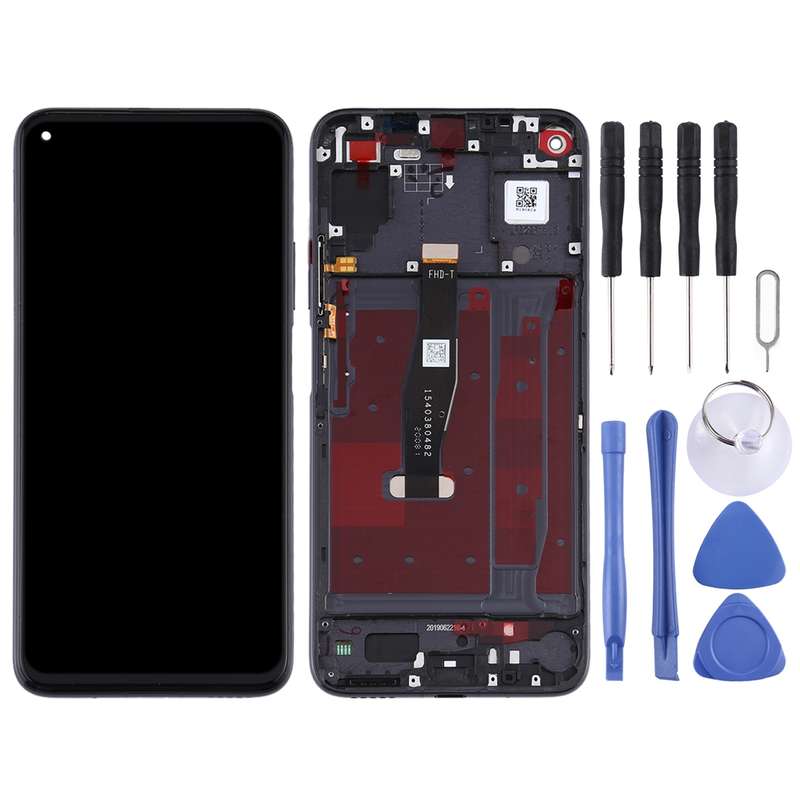 OEM LCD Screen for Huawei Honor 20 / Nova 5T Digitizer Full Assembly with Frame(Black)