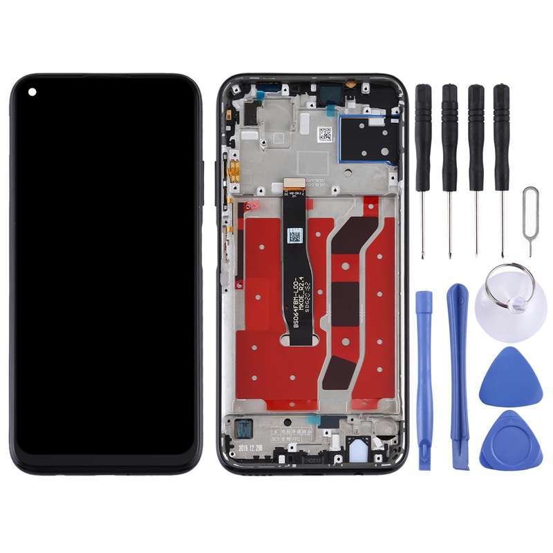 OEM LCD Screen for Huawei Nova 5i Digitizer Full Assembly with Frame(Black)