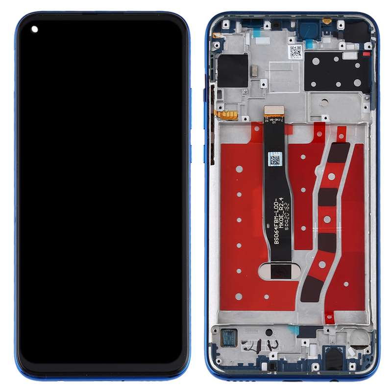 OEM LCD Screen for Huawei Nova 5i Digitizer Full Assembly with Frame(Black)