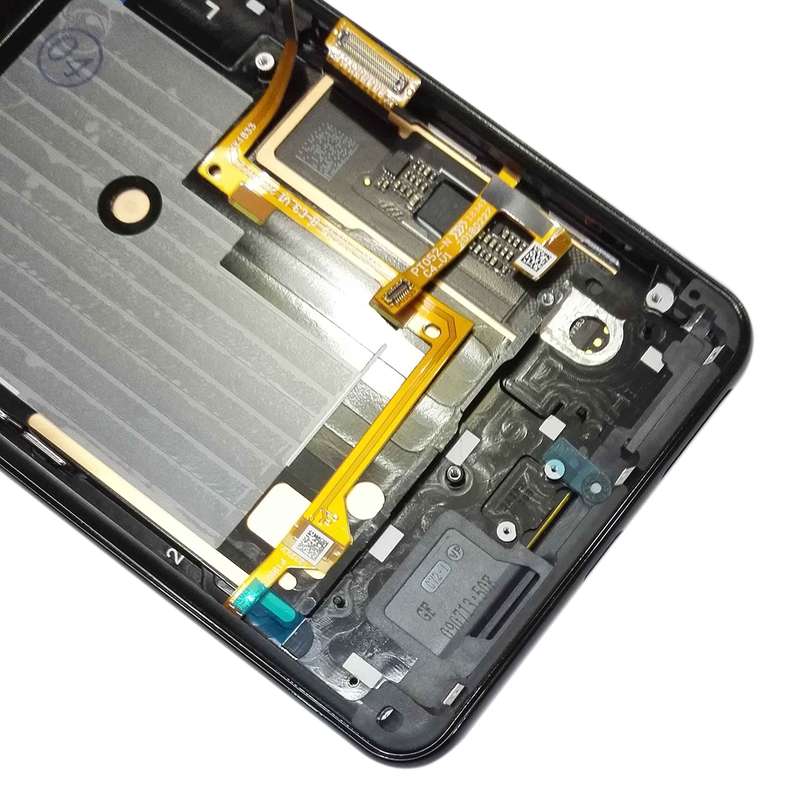 OEM LCD Screen for Google Pixel 3 XL Digitizer Full Assembly with Frame (Black)
