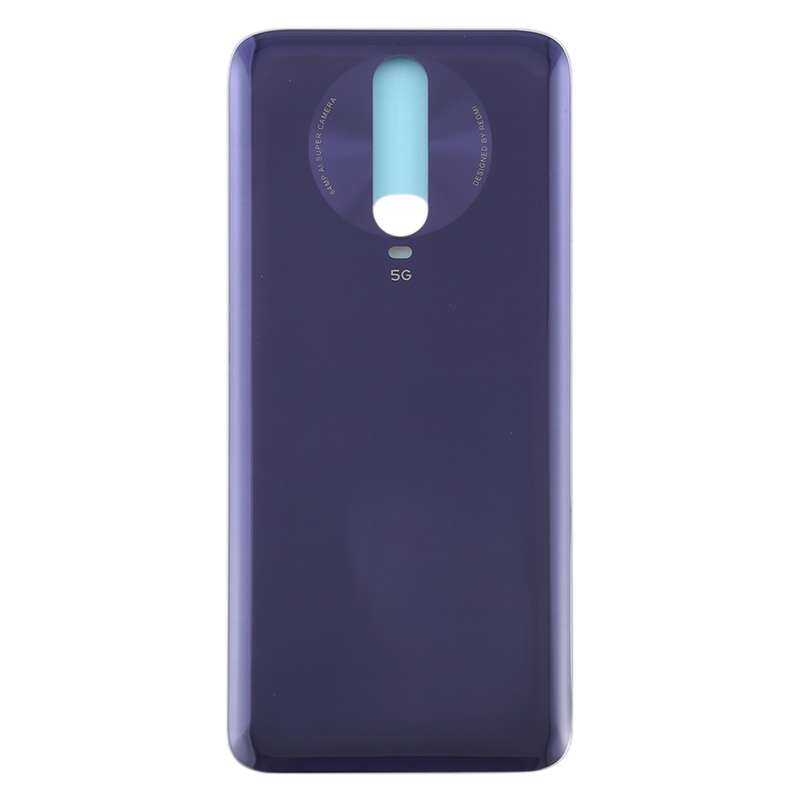 Glass Material Battery Back Cover for Xiaomi Redmi K30 5G(Blue)