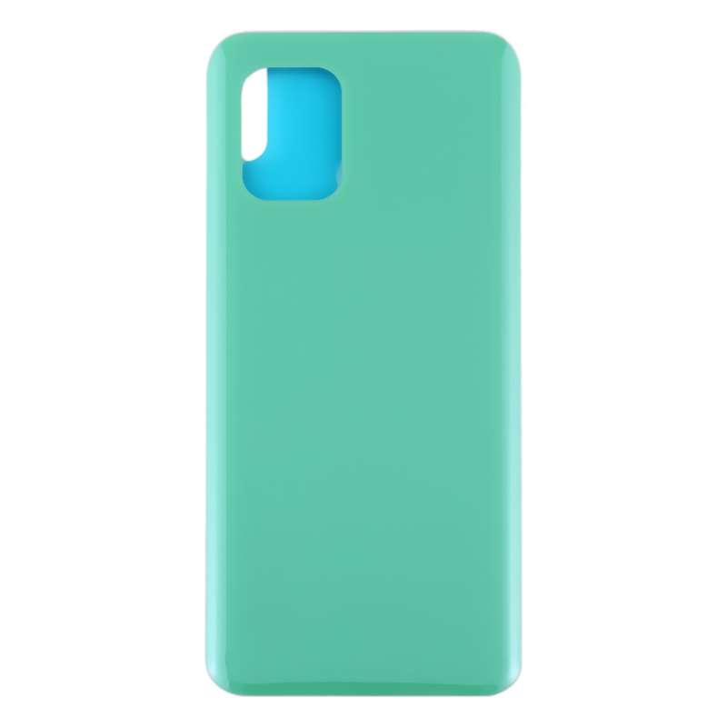 Glass Material Battery Back Cover for Xiaomi Mi 10 Lite 5G/Mi 10 Youth 5G(Black)