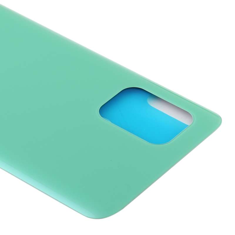 Glass Material Battery Back Cover for Xiaomi Mi 10 Lite 5G/Mi 10 Youth 5G(Black)