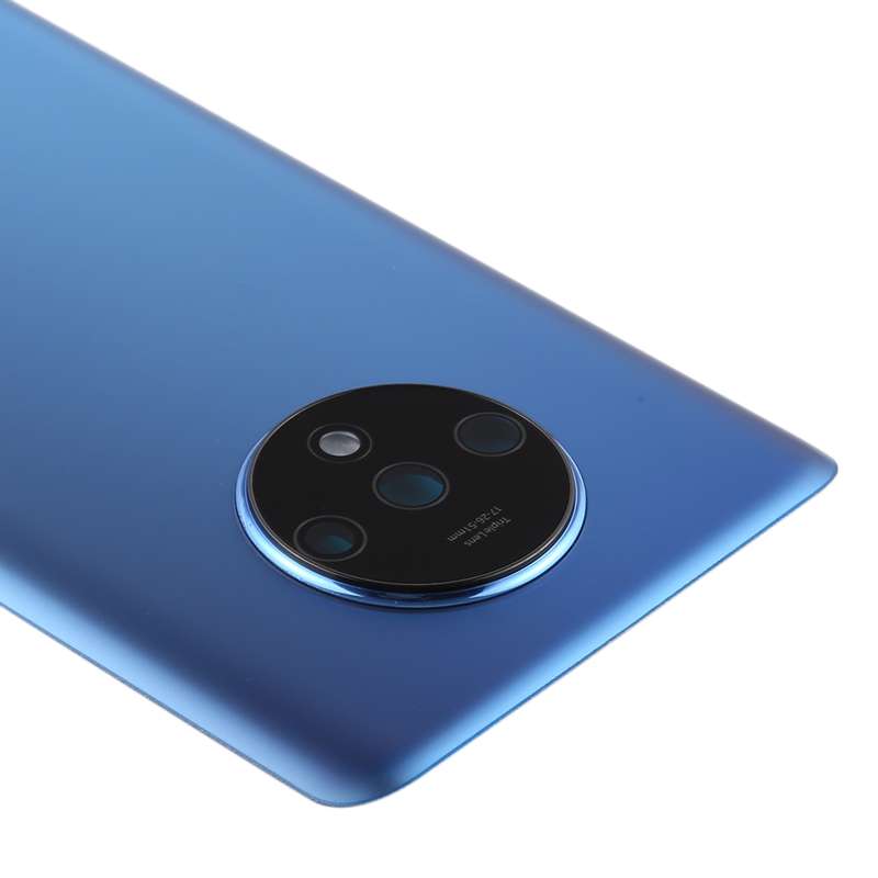 For OnePlus 7T Original Battery Back Cover with Camera Lens Cover (Blue)