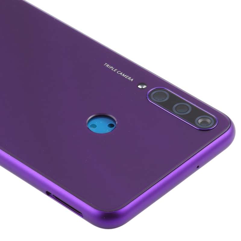 For OnePlus 7T Original Battery Back Cover with Camera Lens Cover (Blue)