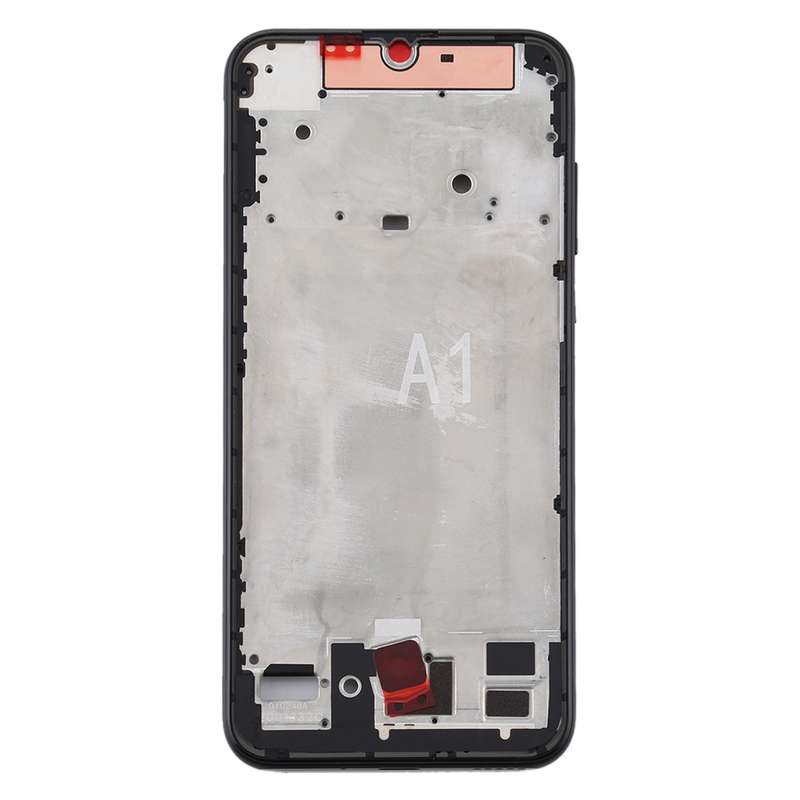 Original Middle Frame Bezel Plate for Huawei Y8p / P Smart S(Black)