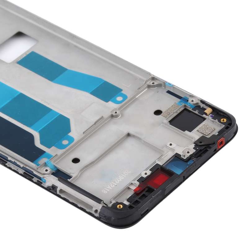 For OPPO Realme 3 Pro Front Housing LCD Frame Bezel Plate (Black)