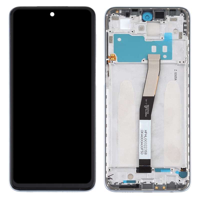 LCD Screen and Digitizer Full Assembly with Frame for Xiaomi Redmi Note 9S / Redmi Note 9 Pro Max /