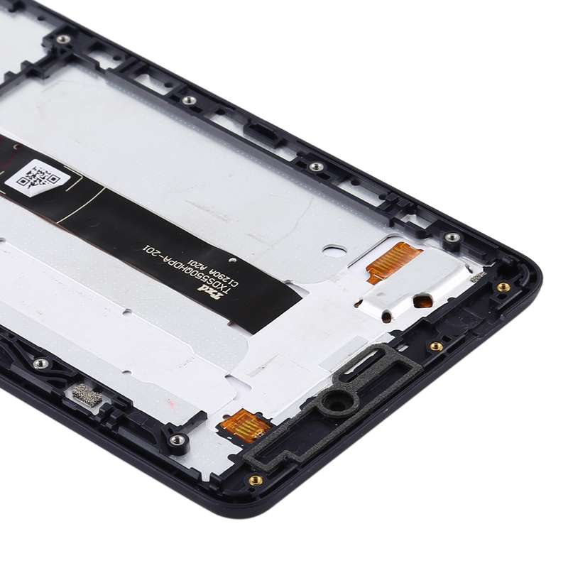 TFT LCD Screen for Nokia 2.1 Digitizer Full Assembly with Frame (Black)