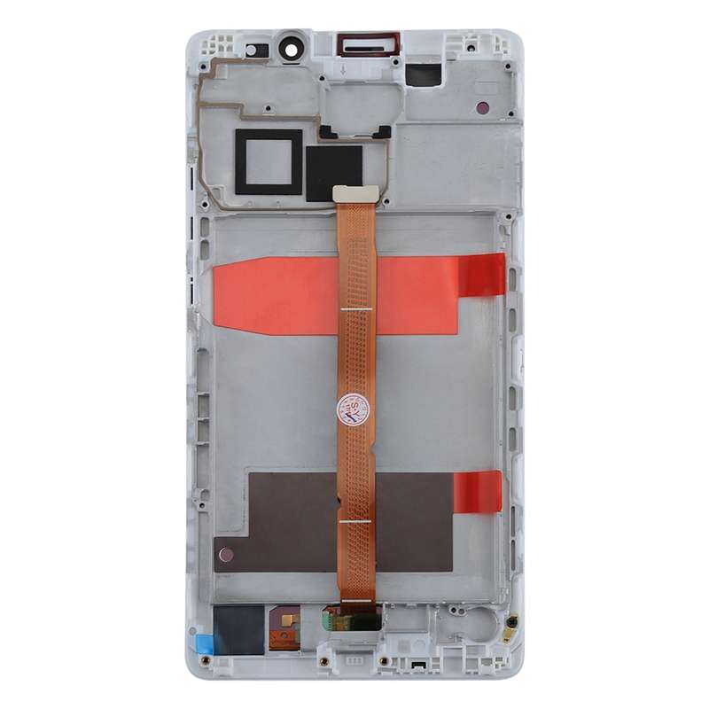OEM LCD Screen for Huawei Mate 8 Digitizer Full Assembly with Frame(White)