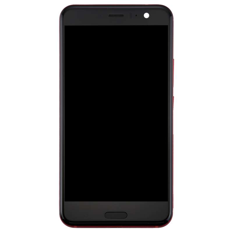 Original LCD Screen for HTC U11 Digitizer Full Assembly with Frame (Red)