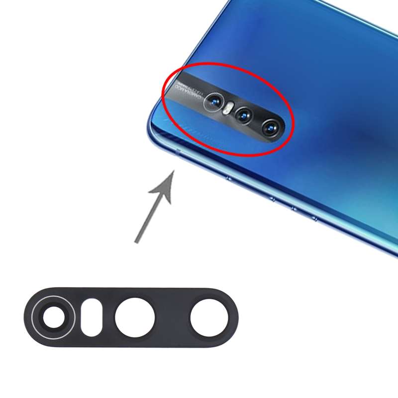 For Vivo X27 10pcs Back Camera Lens (Black)