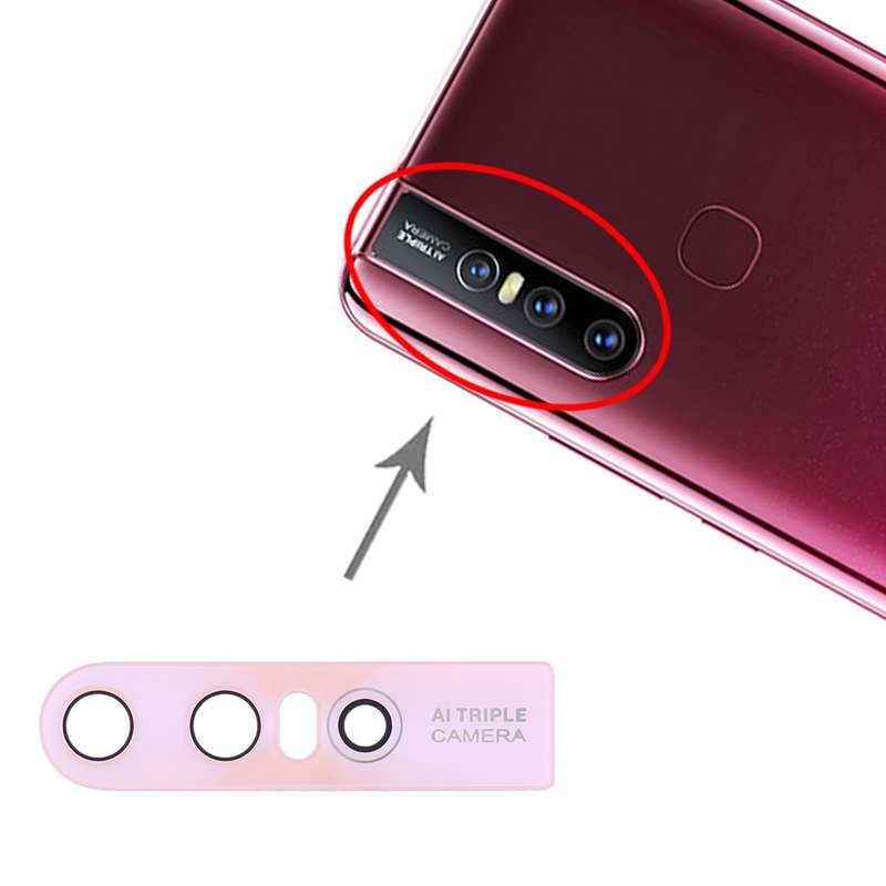 For Vivo S1 / V15 10pcs Back Camera Lens (Black)