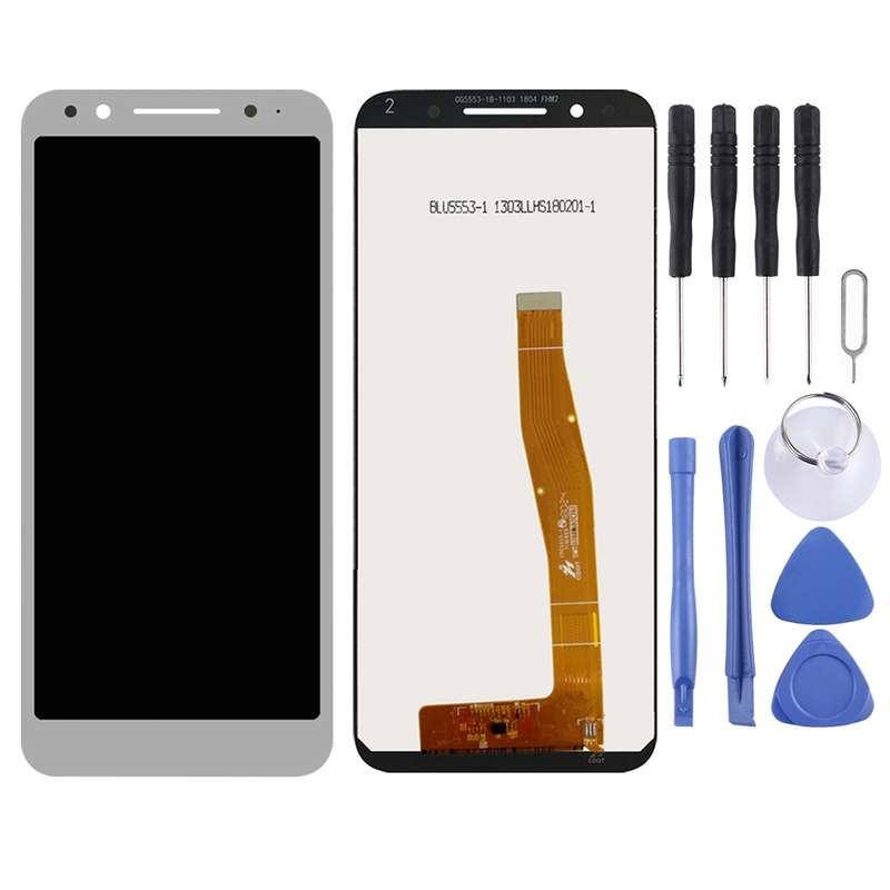 OEM LCD Screen for Alcatel 3 / 5052 / 5052D / 5052Y with Digitizer Full Assembly (White)