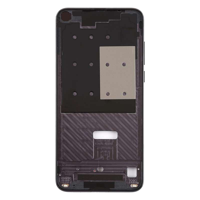 Front Housing LCD Frame Bezel Plate with Side Keys for Huawei Nova 4(Grey)