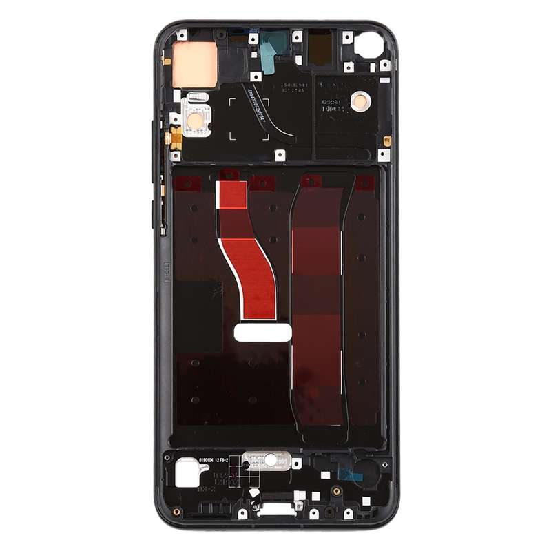 Front Housing LCD Frame Bezel Plate with Side Keys for Huawei Honor V20 (Honor View 20)(Blue)