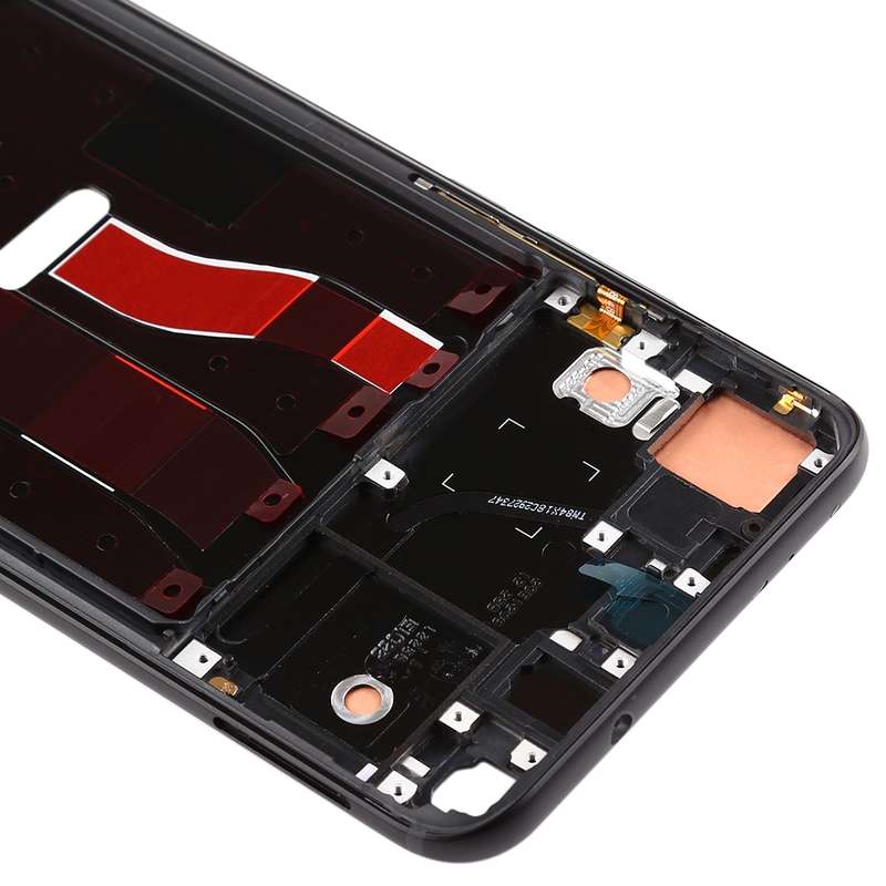 Front Housing LCD Frame Bezel Plate with Side Keys for Huawei Honor V20 (Honor View 20)(Blue)