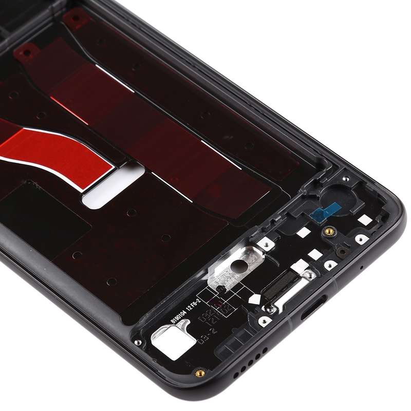 Front Housing LCD Frame Bezel Plate with Side Keys for Huawei Honor V20 (Honor View 20)(Blue)