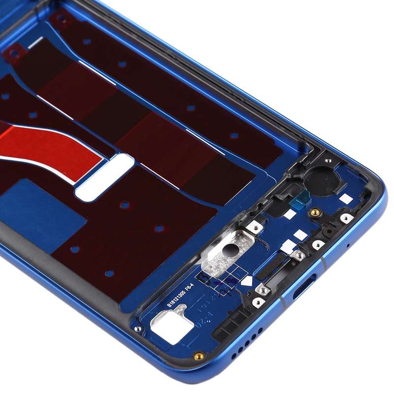 Front Housing LCD Frame Bezel Plate with Side Keys for Huawei Honor V20 (Honor View 20)(Blue)