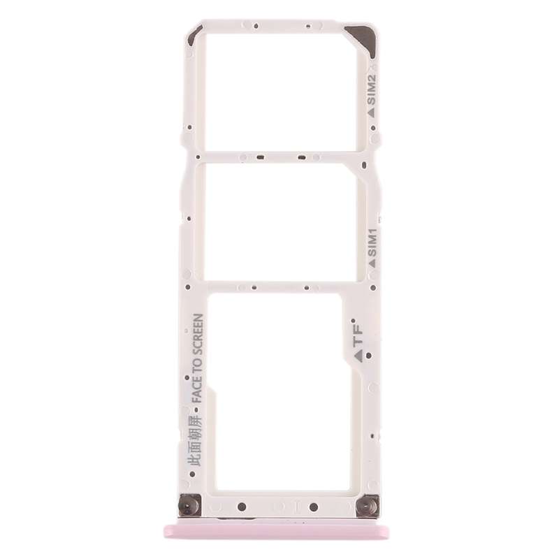 SIM Card Tray + SIM Card Tray + Micro SD Card Tray for Xiaomi Mi Play(Black)