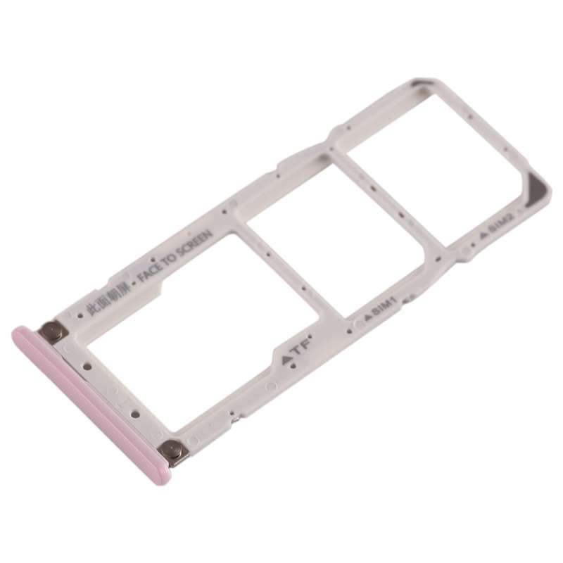 SIM Card Tray + SIM Card Tray + Micro SD Card Tray for Xiaomi Mi Play(Black)