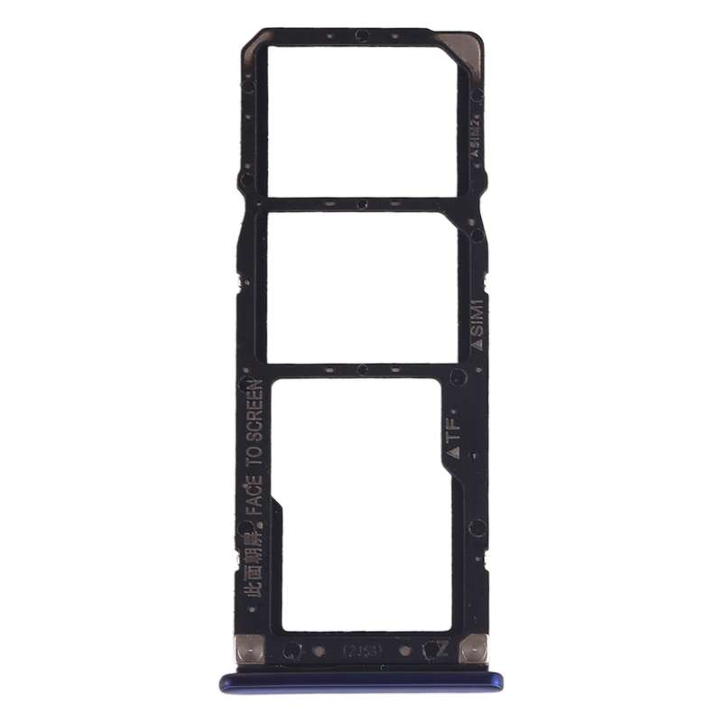 SIM Card Tray + SIM Card Tray + Micro SD Card Tray for Xiaomi Mi Play(Black)