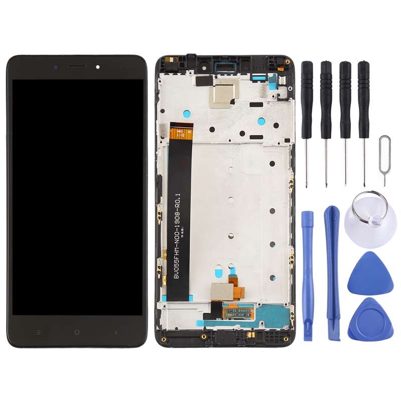 TFT LCD Screen for Xiaomi Redmi Note 4 Digitizer Full Assembly with Frame(Black)