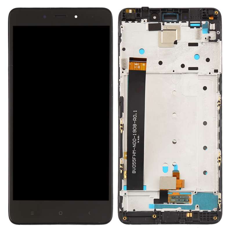 TFT LCD Screen for Xiaomi Redmi Note 4 Digitizer Full Assembly with Frame(Black)