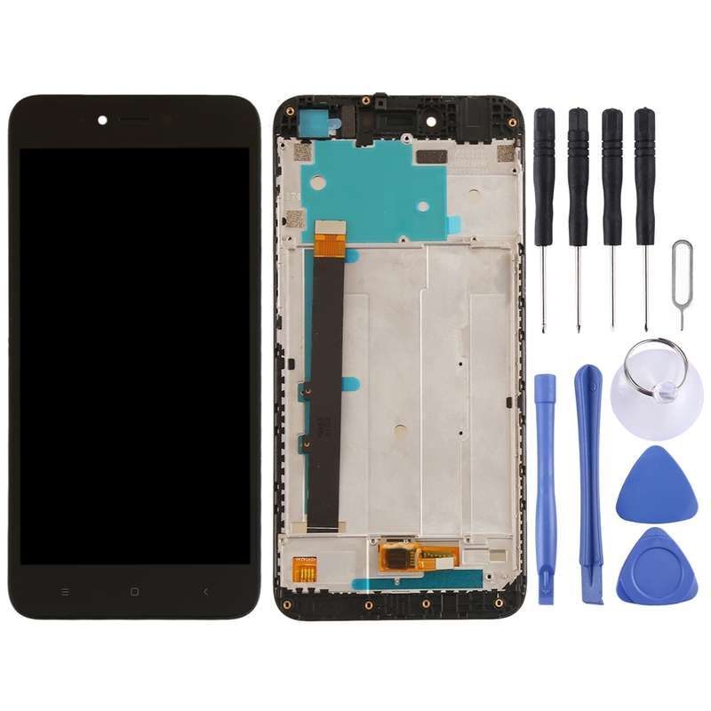 TFT LCD Screen for Xiaomi Redmi Note 5A Digitizer Full Assembly with Frame(Black)