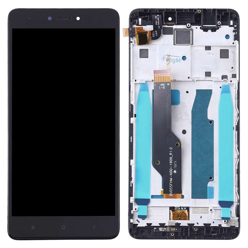 TFT LCD Screen for Xiaomi Redmi Note 4X Digitizer Full Assembly with Frame(Black)