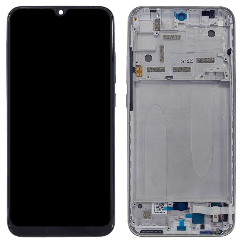 Original LCD Screen for Xiaomi Mi CC9e / Mi A3 Digitizer Full Assembly with Frame(Blue)
