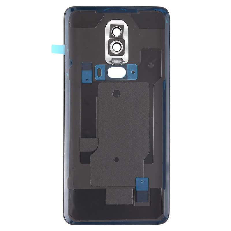 For OnePlus 6 Smooth Surface Battery Back Cover (Black)