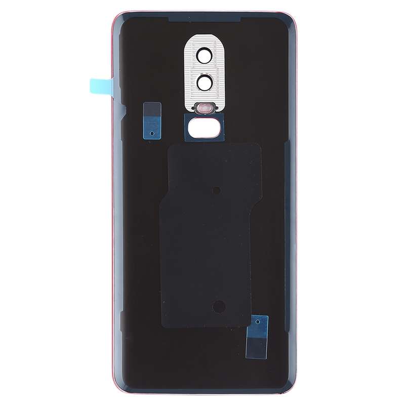 For OnePlus 6 Smooth Surface Battery Back Cover (Black)