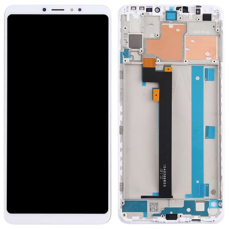 TFT LCD Screen for Xiaomi Mi Max 3 Digitizer Full Assembly with Frame(Black)