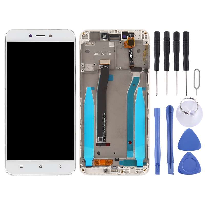 TFT LCD Screen for Xiaomi Redmi 4X Digitizer Full Assembly with Frame(Black)
