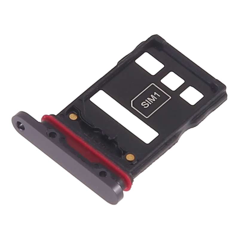 SIM Card Tray + NM Card Tray for Huawei P30 Pro(Black)