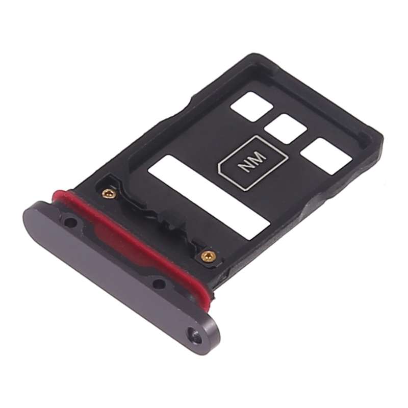 SIM Card Tray + NM Card Tray for Huawei P30 Pro(Black)