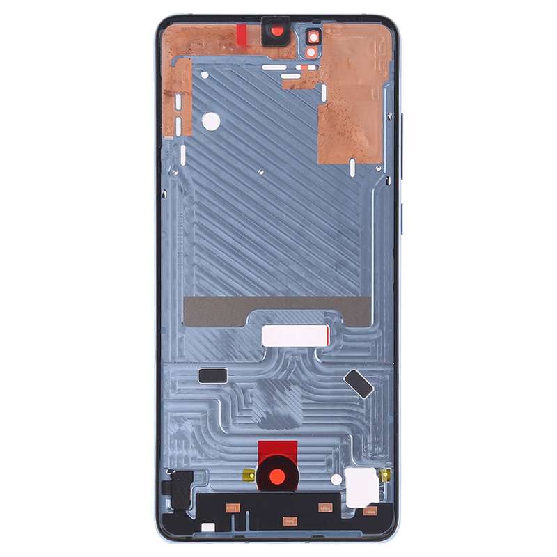 Front Housing LCD Frame Bezel Plate with Side Keys for Huawei P30(Orange)