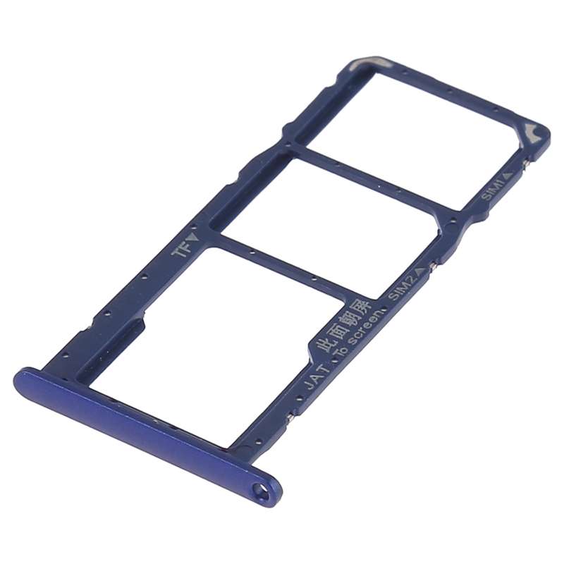 SIM Card Tray + SIM Card Tray + Micro SD Card for Huawei Honor Play 8A (Black)
