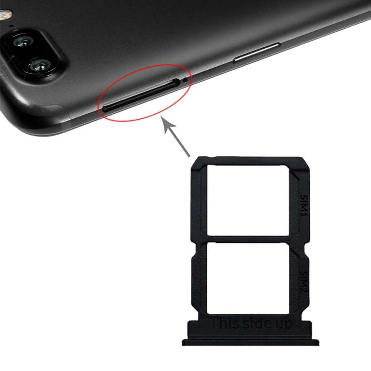 For OnePlus 5T A5010 SIM Card Tray + SIM Card Tray (Grey)