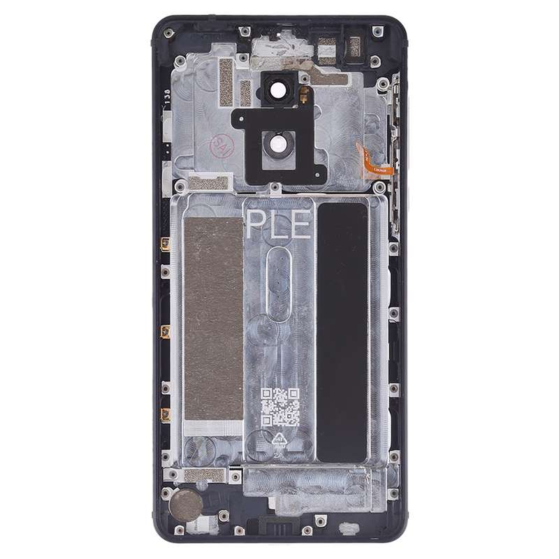Battery Back Cover with Camera Lens & Side Keys for Nokia 6(Black)