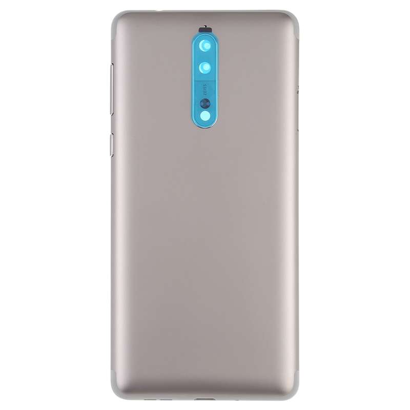 Battery Back Cover with Camera Lens & Side Keys for Nokia 8(Orange)
