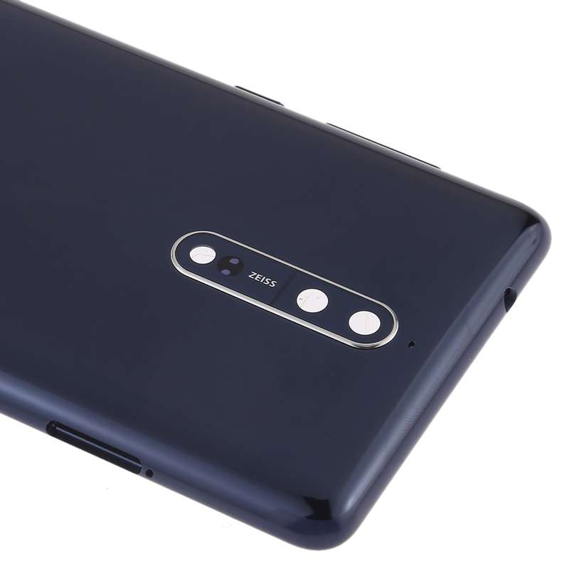 Battery Back Cover with Camera Lens & Side Keys for Nokia 8(Orange)