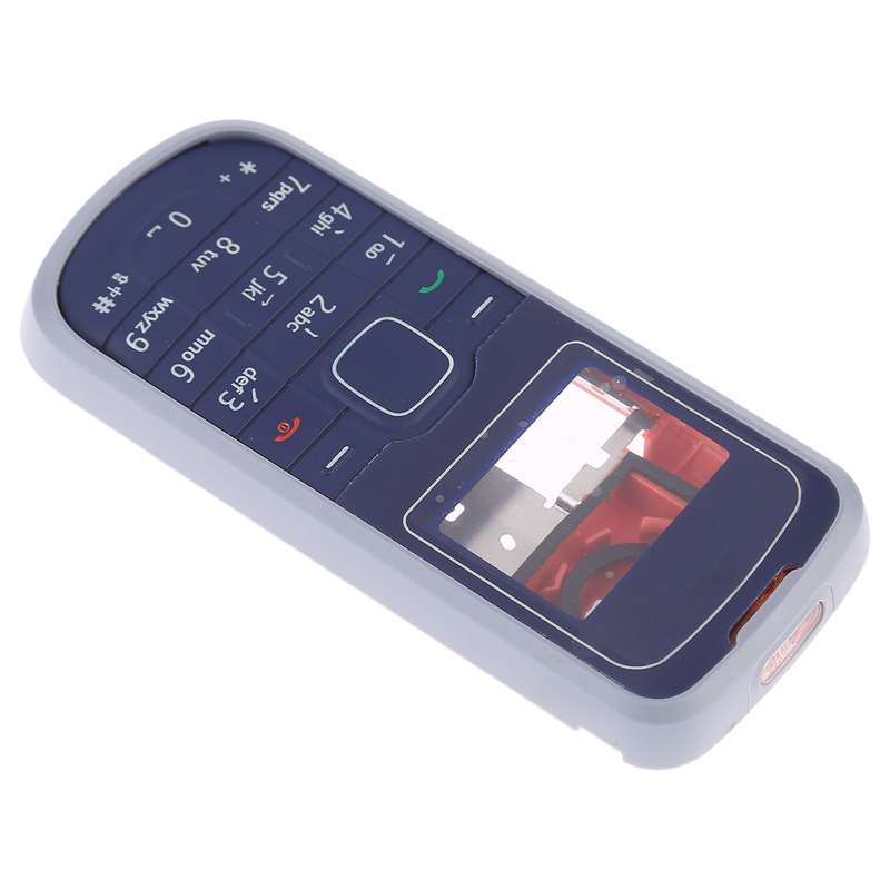 Full Housing Cover (Front Cover + Middle Frame Bezel + Battery Back Cover + Keyboard) for Nokia 1202