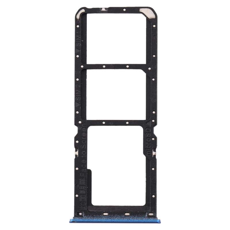 For OPPO A11x/A11/A9(2020)/A5(2020) SIM Card Tray + SIM Card Tray + Micro SD Card Tray (Black)