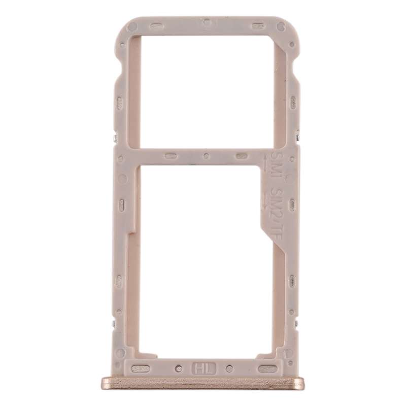 For Meizu M6T SIM Card Tray + SIM / Micro SD Card Tray (Pink)